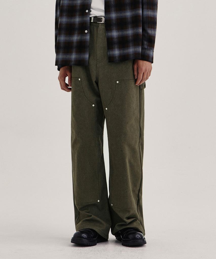 KIIMUIR Vintage Work Carpenter Pants_Khaki