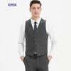 Romon Men's Slim Fit Striped Suit Vest