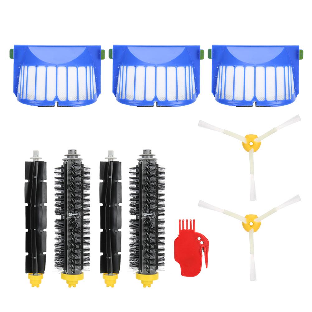 

Main Brush Side Brush Filter Cleaner Kit Replacement Fit for 6 Series Sweeping Robot