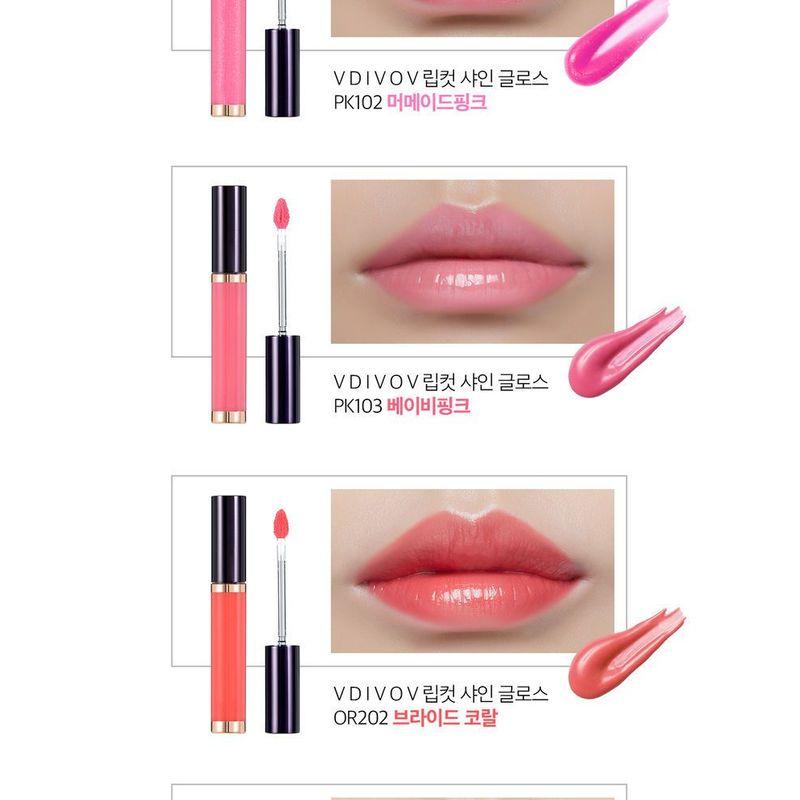 VDIVOV - Lip Cut Shine Gloss - 10 Farben