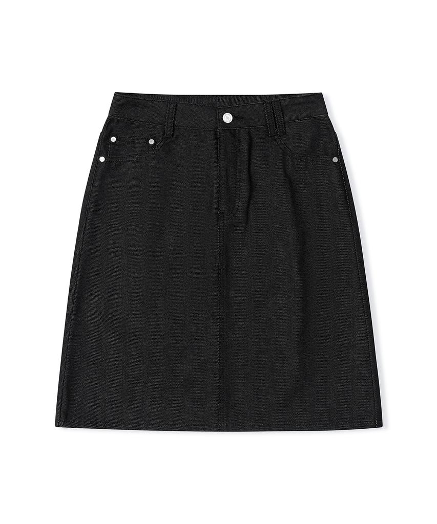 Deketeuumeon Signature Midi Skirt Dcsk002Cpblack