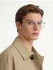 Gucci GG0396O-002 Gold Square Eyeglass Frames with Web Stripe Temples