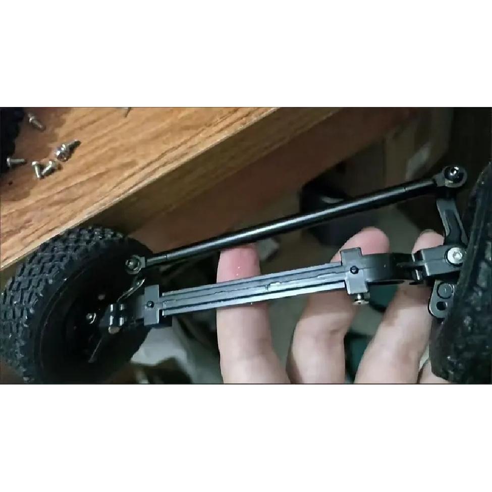 Metal Front Axle with Steering Link for 1/14 Tamiya Tractor Truck RC Car Parts
