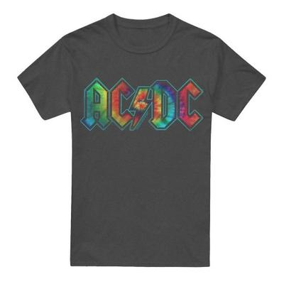 AC/DC Unisex Adult Tie Dye Logo Tričko
