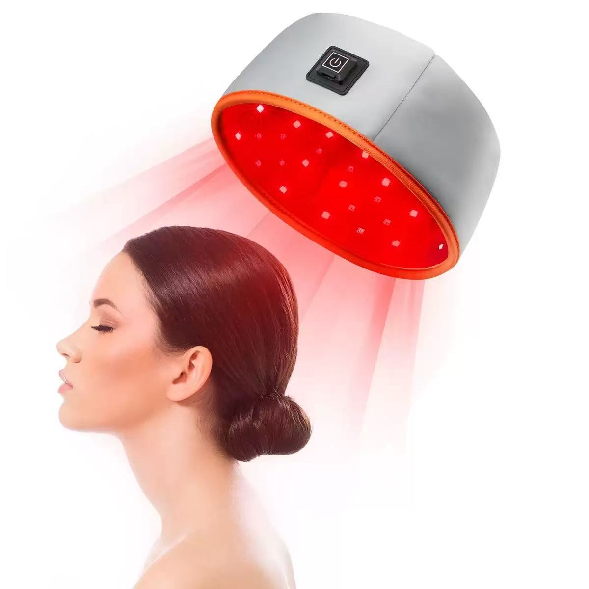 Customized Professional Phototherapy cap high quality for hair белый
