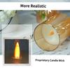 3-Pack Remote Control Electronic Candle Romantic Birthday Confession Proposal Decoration LED Light Paraffin Glass LED Candle