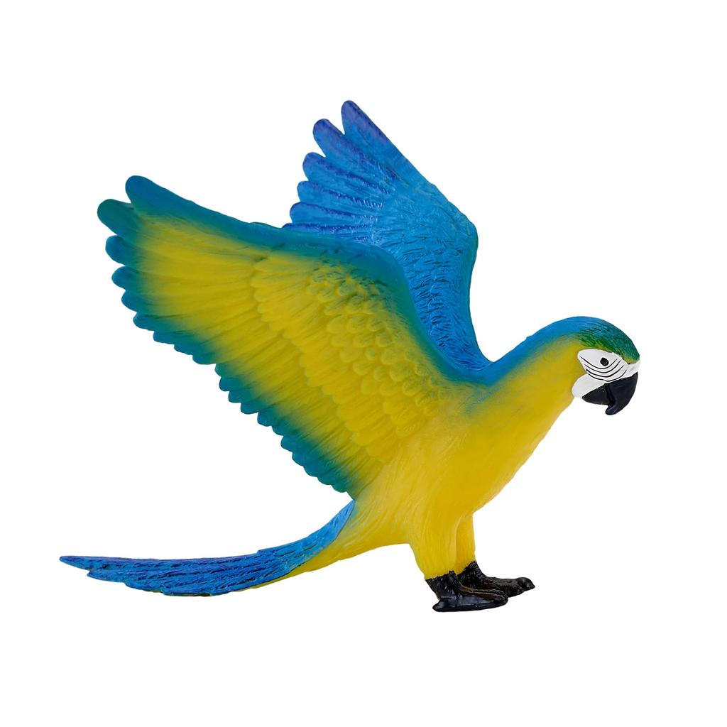 Mojo Animal Figure Macaw Blue-and-white