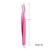 Black Beauty Eyelash Curler & Portable Eyebrow Tweezers Set – Stainless Steel Eyelash Perm Tool