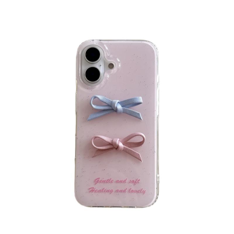 Ink-splash Bow Suitable for IPhone 16 Phone Case Apple 15 Promax New Model 14 Cute 17