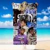 Quick Dry Beach Towel Juice Wrld Pattern, Lightweight Absorbent Towel for Pool Beach Vacation Use