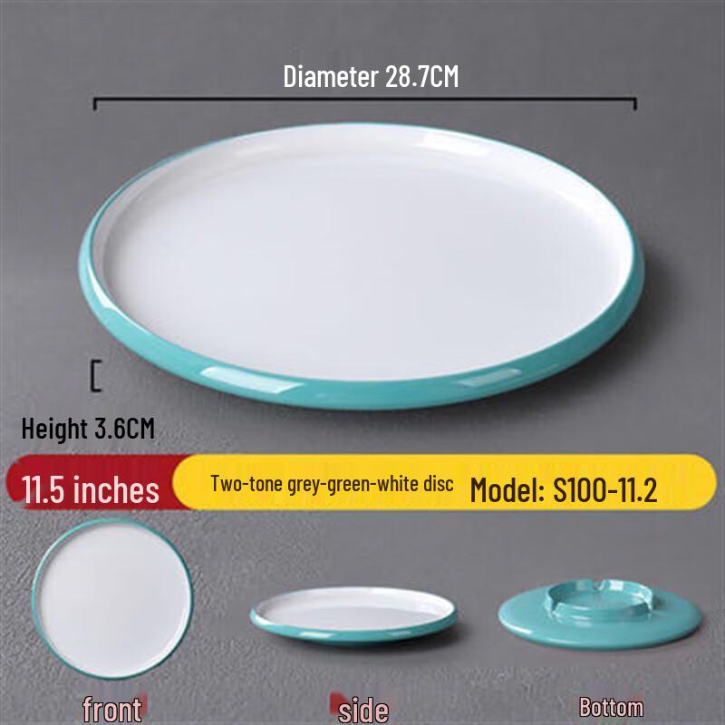 Nordic Melamine Restaurant Serving Plate