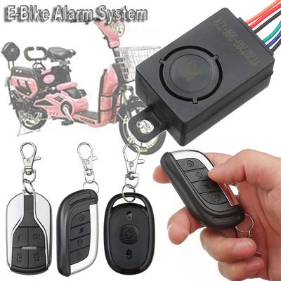 Anti-Theft Electric Bicycle Security Motorcycle Scooter With Two Remote Control E-Bike Alarm System