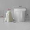 Diy Ghost Candle Silicone Mold Aromatherapy Candle Plaster Handmade Soap Mould Epoxy Craft Casting Tools For Halloween Decoratio