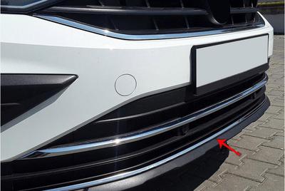 Front Bumper Cover 2020-2025 (stainless Steel) for Volkswagen Tiguan