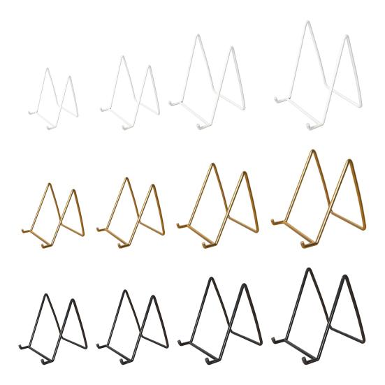 Utstillingsstativ i karbonstål Metallramme Plater Bok Maleri Skrivebordsholder Skrivebordsutstillingsstativ Organizer