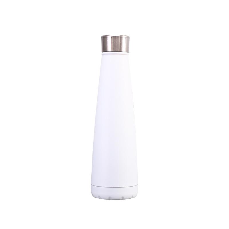 Amazon, the new Coke bottle thermos cup, Pyramid second-generation thermos cup, stainless steel outdoor sports water bottle 450ml
