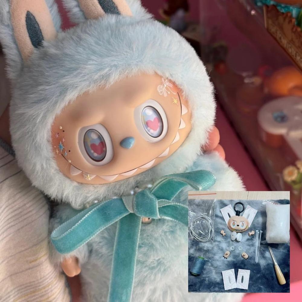 

Новый Для Labubu Полный Набор Материалов для Изготовления Кукол DIY Производство Трендовые Игрушки Подвески для Сумок Настольные Украшения Аксессуары