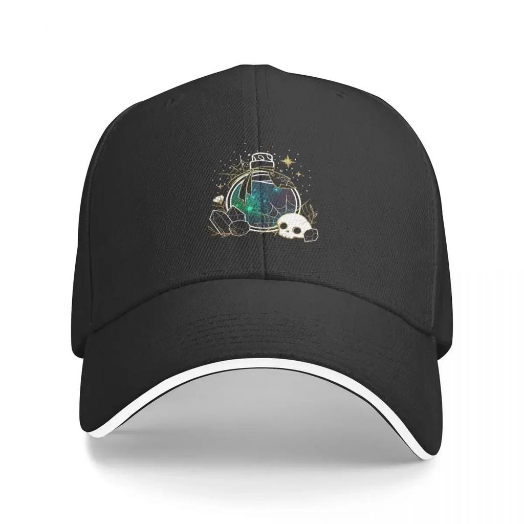 Mysterious Potion Bottle Baseball Cap Christmas Hat derby hat western Hat Unisex Caps Womens