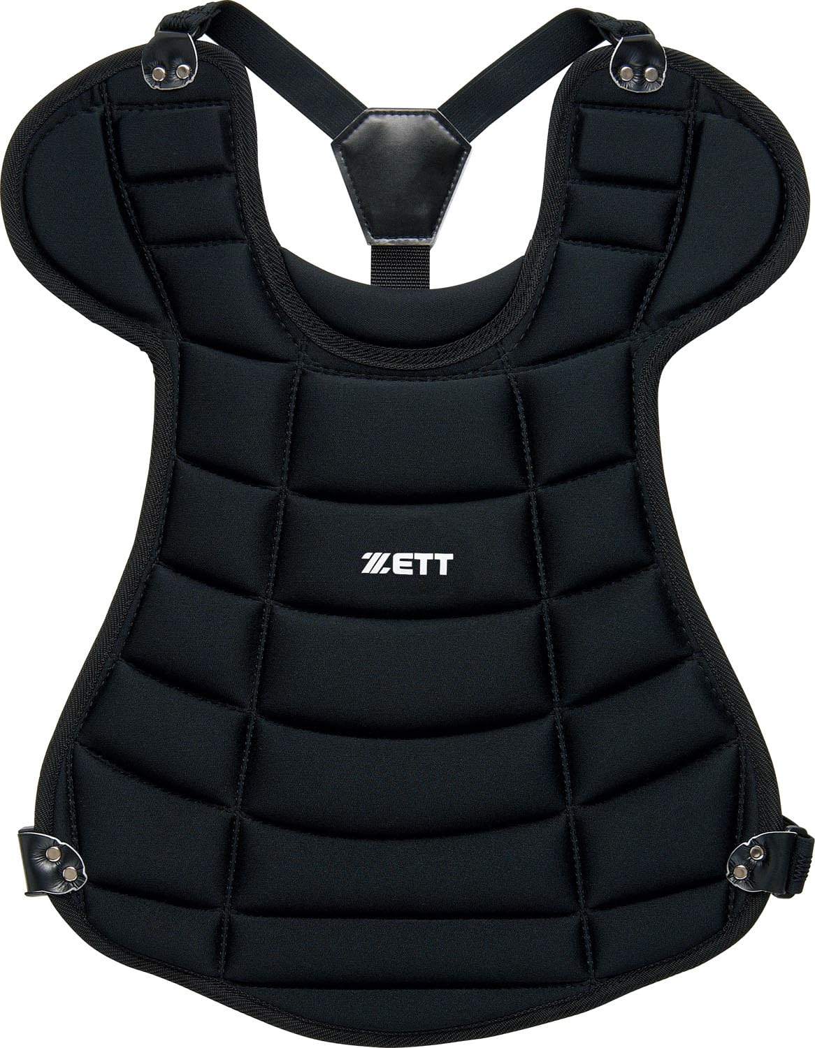 

ZETT Baseball Protective Protector for Youth Softball and Youth Rubber Black Made in BLP8340 Gear, Softball, Catcher, (1900), Japan, чёрный