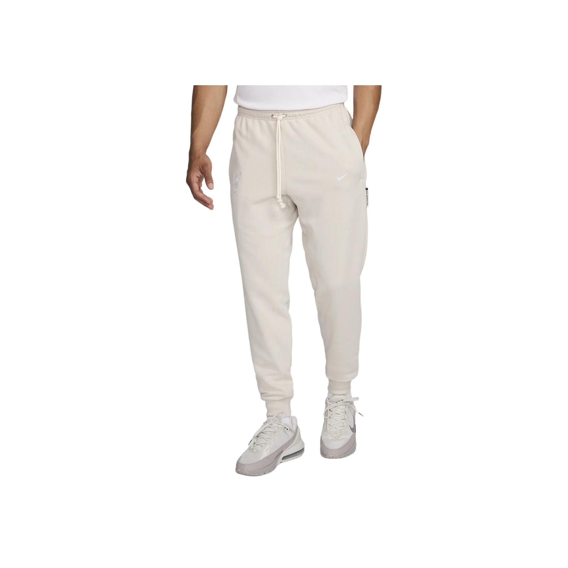 

Nike Liverpool Dri-Fit SS24 F.C. Standard Issue Logo Fashion Tapered Casual Pants Men bottoms Beige FQ3077-104 L