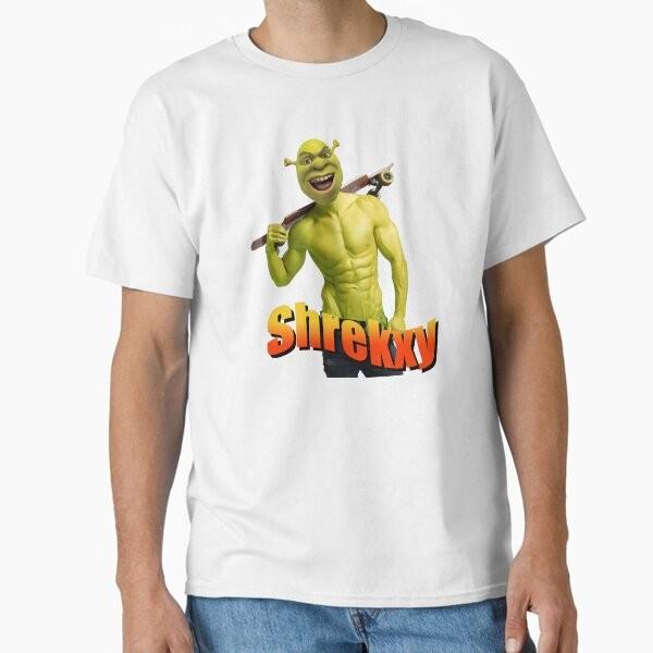 Shrekxy Shrek Verfluchtes Meme Klassisches T-Shirt T-Shirt Hergestellt in USA Größe S2XL