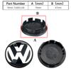 4 SZTUKI 55mm 65mm nakładka na środek felgi do modelarstwa samochodowego emblemat nakrętka piasty pasująca do VW Volkswagen Golf Sharan Passat Tiguan Akcesoria