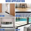 1pc 0.9m/35.43in Multi Purpose Ramp Mat Door Threshold Ramp Self Adhesive Durable Non Slip Suitable for Home Accessories