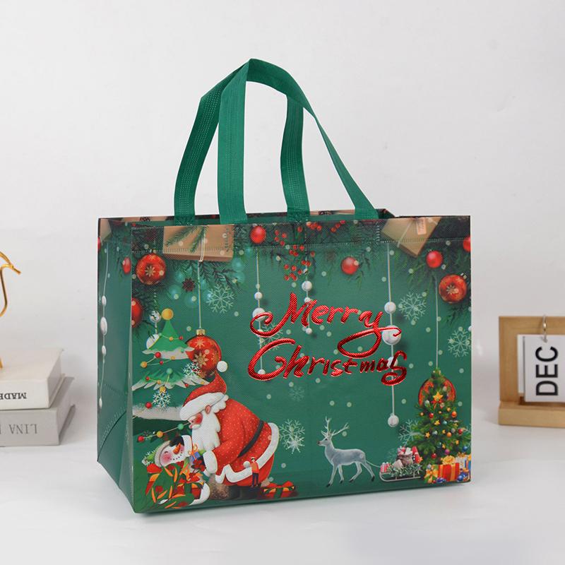 Christmas Gift Bag Santa Claus Snowman Candy Gift Packaging Bag 2025 Merry Christmas Party Home Decor Navidad Noel 2025 New Year
