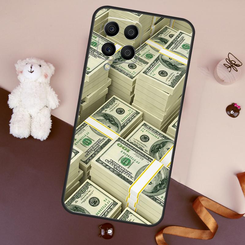 Banknote Dollar Cash Money Case For Samsung Galaxy M11 M31 M21 M53 M13 M32 M52 M15 M35 M55 M14 M34 M54 M06 M16 M36 M56