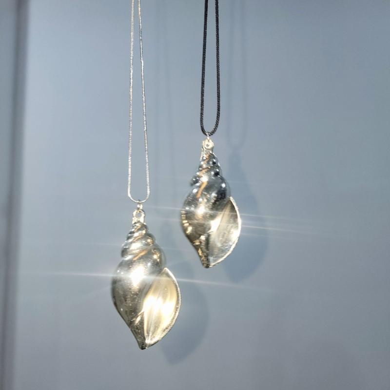 Large Conch Clavicle Chain Necklace Sea Snail Shape Neckchain Stylish Y2k Collarbone Chains Decoration for Daily Wear