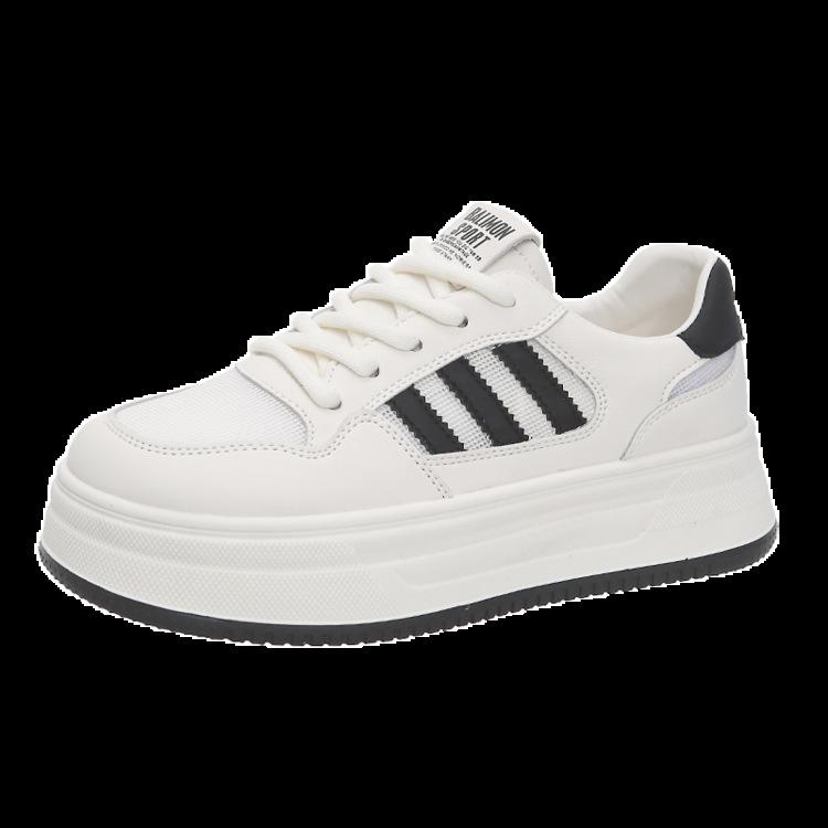 Leather Soft-soled White Shoes Women's Shoes Spring and Summer 2025 New Versatile Board Shoes Flat Casual Women's Shoes Sports Shoes