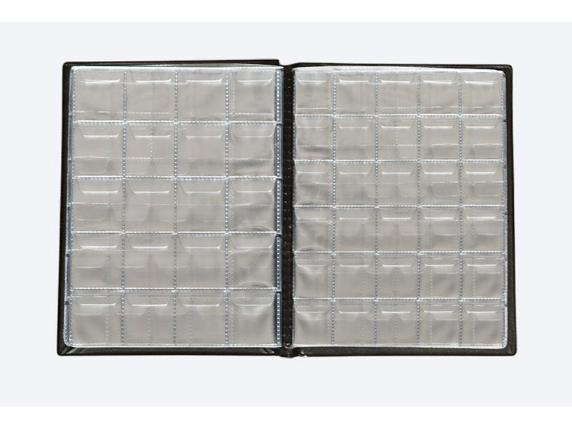 Gold Edition 250 Pockets Coin Collection Album: Slip-in Commemorative Coin Organizer