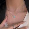 Sky Blue 1.5 Carat S925 Silver Pendant Necklace