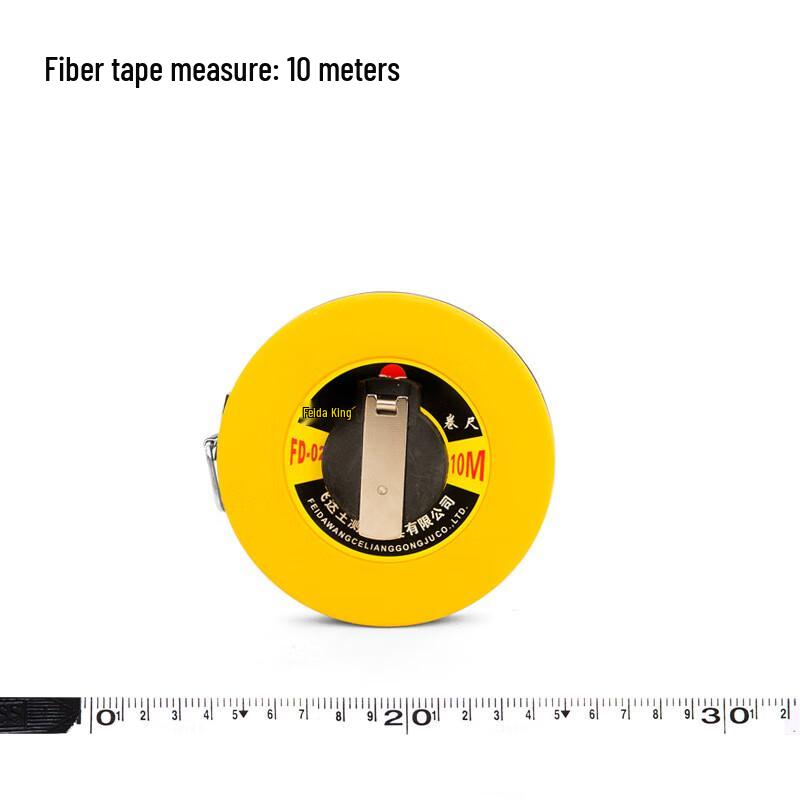 JINGONG 10M Durable Fiber Measuring Tape