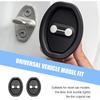 MLY 2 PCS Car Door Latch Lock Cover, Silicone Car Door Latch Covers, Self-Adhesive Anti-Rust Noise Protector Dampers, Doors Look Latch Guard Interior
