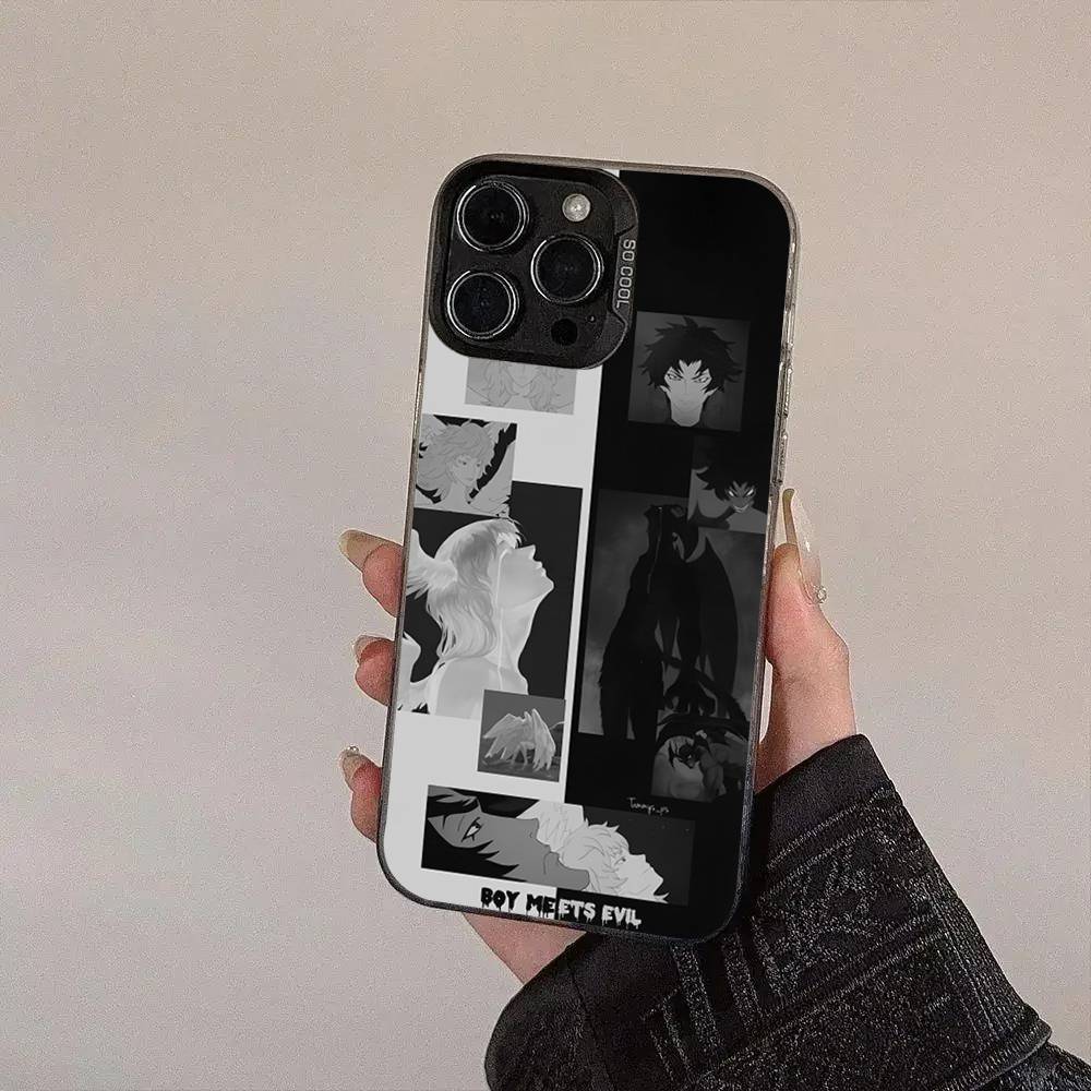 Anime P-Parasyte Farbig Silber Matt Für IPhone Handyhülle 17 16 15 14 13 12 11 Pro Max XR Plus Stoßfest