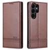AZNS For Samsung Galaxy S24 Ultra Case Magnetic Suction Leather Phone Cover with Wallet Stand