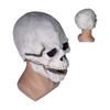 Scary Skull Mask with Movable Jaw Flexible Latex Halloween Costume Party Props Cosplay Accessory