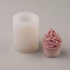 Great Ice Cream Cone Silicone Molds Cupcake Soap Moulds Pretty Ice Cream Pattern Suitable for Various Festivals