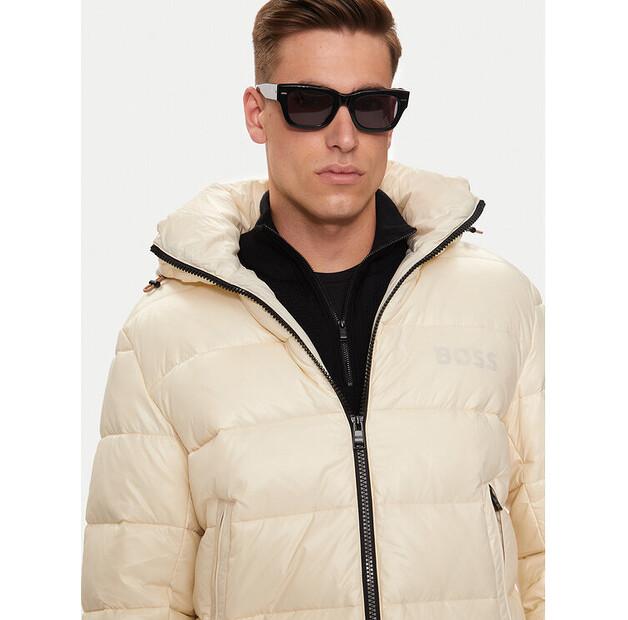 Winter Jacket BOSS H-Calando1 50520200 Ecru Regular Fit