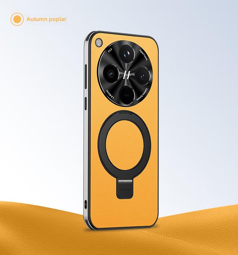 

Magnetic Car Mount Full Body Protective Case, Luxury Silicone, OPPO Find X8, Findx8Pro OPPO Find X8Pro жовтий
