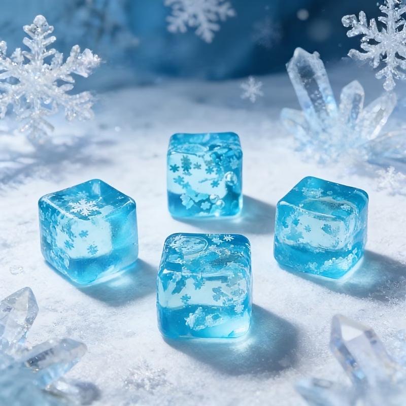Cross-Border Snowflake Ice Cube Square Maltose Pinch Music Decompression Venting Slow Rebound Decompression Toy Wholesale