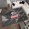 BBS Racing Mat Home Living Room Bedroom Decoration Kitchen Bathroom Anti Slip Entrance Carpet Balcony Flannel Floor Mat Gift