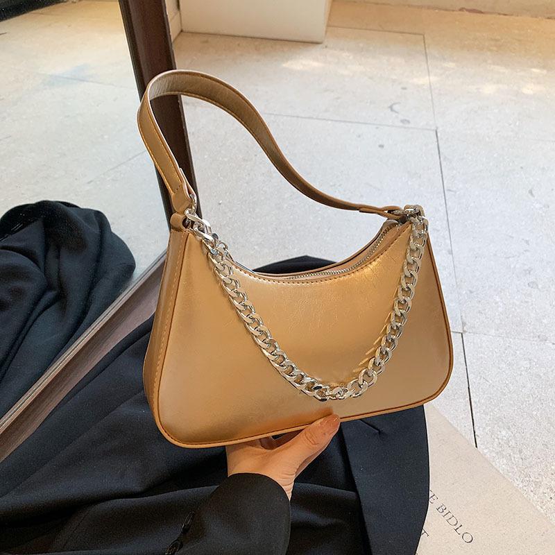 Ausländischer Stil Nischendesign Tasche Damen Sommer 2024 neu trendige Mode tragbare Diamantketten-Tasche einfache Umhängetasche