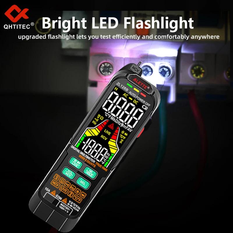 JCD USB Charge Multimetro Digital Profesional AC DC Current Voltage Detector Pen True RMS Capacitance Auto Range Multimeter