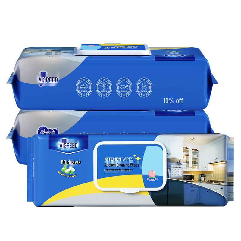 

Aienbei Kitchen Oil Stain Removal Wipes