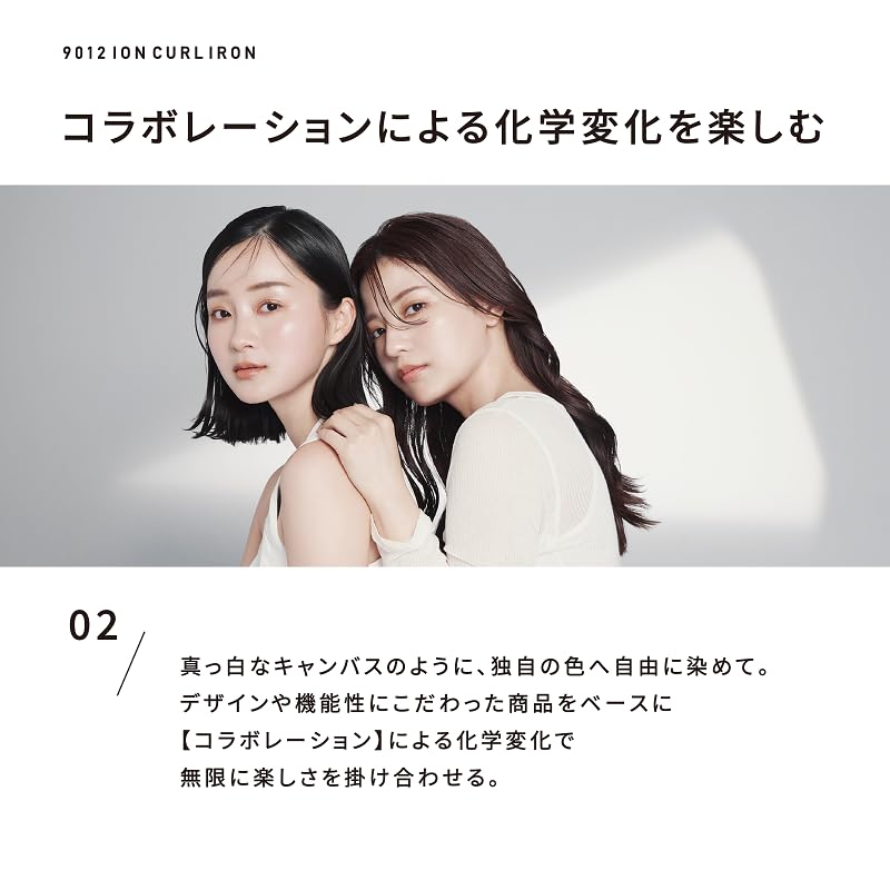 Create 9012 Ion Curling International Professional Size Iron, 32mm, CC9012-G32W, Compatible, Auto-Off Function, Favorite, Best-Selling