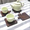 Wooden Block Coasters Heat-resistant Tabletop Use for Tea Sets Dining