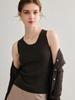 German Yangzi Wool-Blend Slim Knit Vest Round Neck Thin Camisole Base Layer Shirt