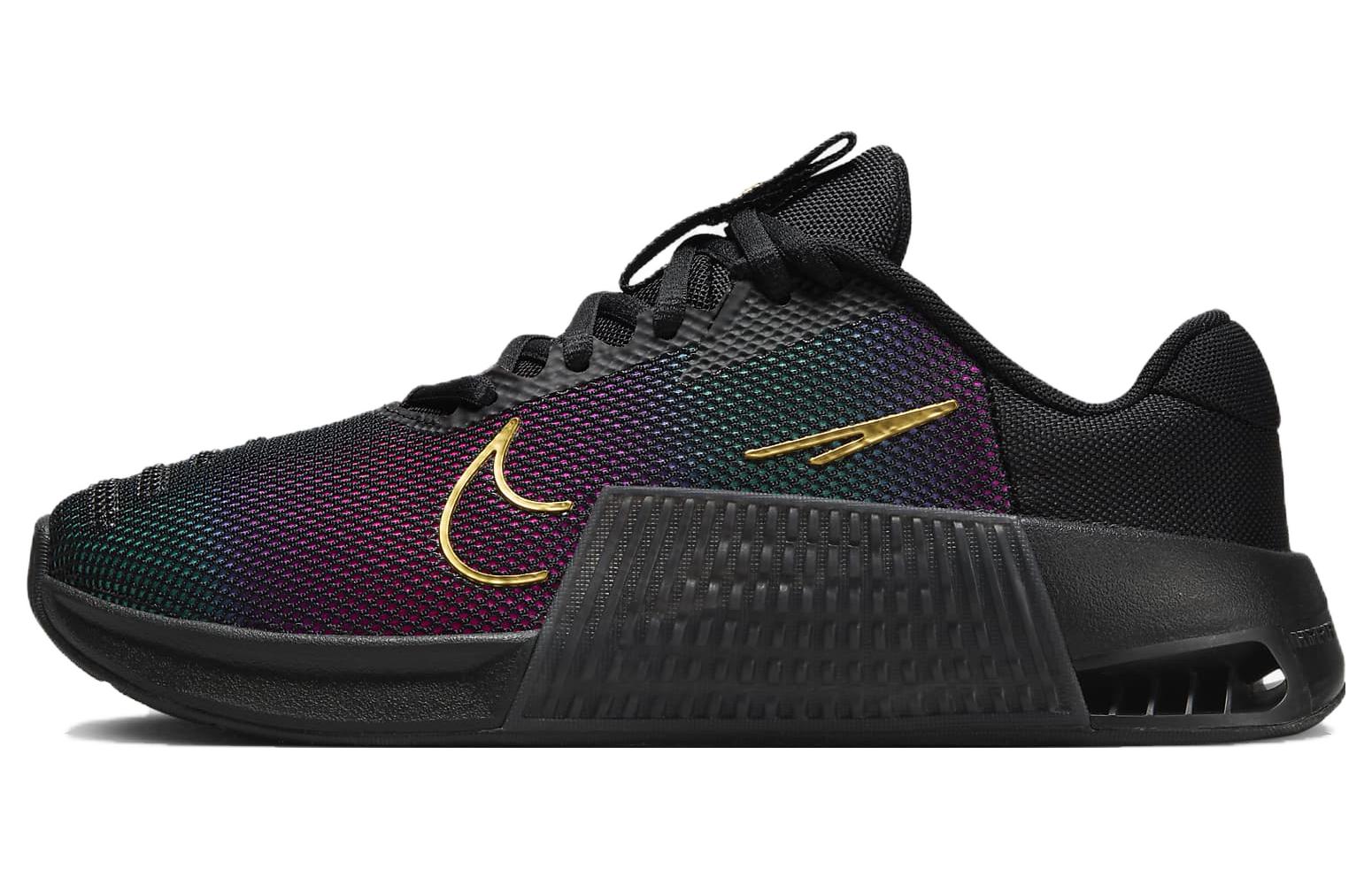 Nike Metcon 9 Premium Black Fireberry Gold Women s FB7151-001 36.5